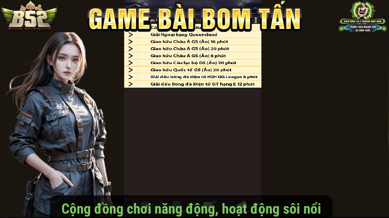 Cộng đồng chơi năng động, hoạt động sôi nổi