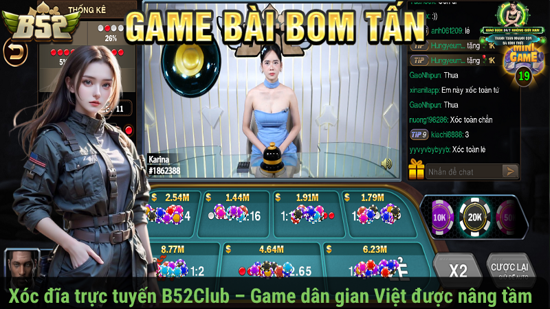 Xóc đĩa trực tuyến B52Club – Game dân gian Việt được nâng tầm
