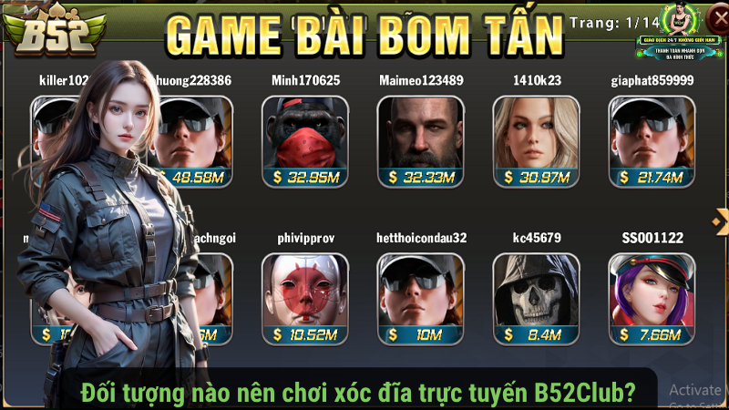 Đối tượng nào nên chơi xóc đĩa trực tuyến B52Club?