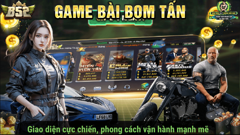 Giao diện cực chiến, phong cách vận hành mạnh mẽ